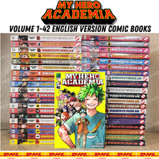 MY HERO ACADEMIA Manga New Vol. 1-42 (HALF/FULL SET) English Version Comic + DHL picture