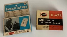 Olson Stylus Pressure Guage G C Electronics Tape Vintage Stereo Test Japan picture