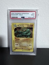 Pokémon 2002 Expedition Machamp Holo #16 PSA 9 Graded *low pop* picture