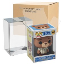 100 Pack Clear Protectors Case Compatible with Funko Pop Protector Case for 4... picture