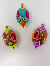Fantasia Christopher Radko Crown Laurel Set of 3 1010479 picture