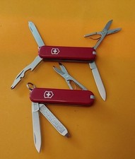 Victorinox SAK Red Rambler 58mm + 2 Red Classic SDs In Great Condition 🇨🇭  picture