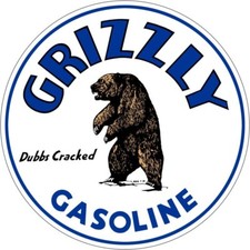 Grizzly Dubbs Cracked Gasoline NEW Sign 28
