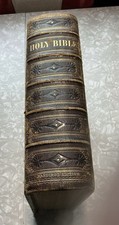 Tremont pa odd follows 1867 Hardings royal edition bible gold guilded leather Vg picture
