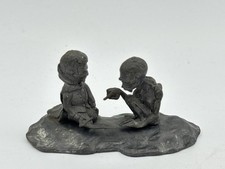 Phil Hauser 1975 The Riddle Game Bilbo & Gollum Tolkien Miniature Figure Signed picture