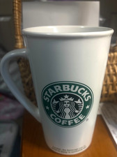 RARE Starbucks Coffee 2006 Classic Logo 16 Oz. White Ceramic Coffee Cup Mug picture