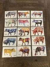Cows On Parade Postcards Set Of 15 Unused Perfect For Wall Art Or Framing picture