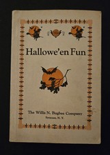 Rare 1927 HALLOWEEN FUN Book History, Songs, Legends, Games,Stunts Etc picture
