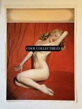 Marilyn Monroe Calendar 1953 Vintage Pinup Golden Dreams Salesman Test Proof COA picture