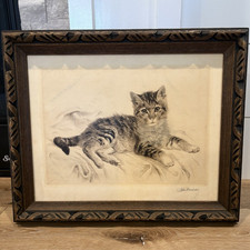 Vintage Kurt Meyer-Eberhardt Signed Drypoint Etching -