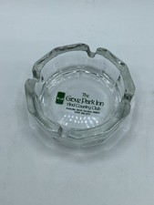 Vtg Thick Glass Ashtray Grove Park Inn Cigarette Cigar Collectible Treasure Dish picture