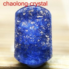 1.8Ct Very Rare NATURAL Beautiful Blue Dumortierite Quartz Crystal Pendant picture