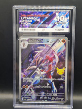 Lycanroc 2026 30th Celebration 113/103 Art Rare - Japanese Ace 10 Gem Mint picture