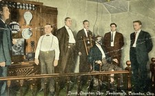 Electric Chair RPPC Ohio Penitentiary Death Chamber 1917 Execution Postcard Rare picture
