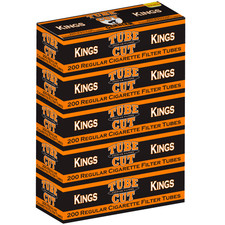Gambler Tube Cut King Size Regular Cigarette Filter Tubes (200 Per Box) 5 Boxes picture