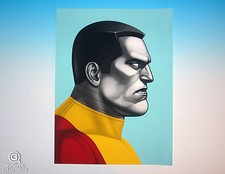 Mondo X-Men Colossus Mike Mitchell Portrait Print Marvel Comics Giclee Proof picture