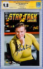 William Shatner Signed Photo Cover CGC SS Graded 9.8 Star Trek Annual #nn picture