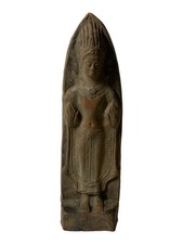 Antique Southeast Asian Terracotta Figure Thai Buddha picture