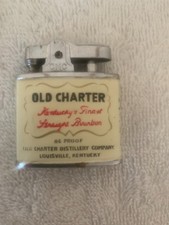 OLD CARTER KENTUCKY'S FINEST BOURBON WHISKEY CONTINENTIAL CIGARETTE LIGHTER picture