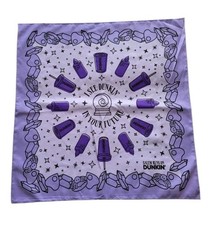 NEW 2025 Salem Runs On Dunkin' Donuts Decorative Bandana Purple HTF RARE LE picture