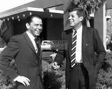 SENATOR JOHN F. KENNEDY & FRANK SINATRA AT THE SANDS 1960 - 8X10 PHOTO (AA-268) picture