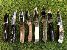 Lot of 8 - Custom handmade J2 Stainless Steel Hunting knife high Polished Blade picture