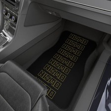 Nismo Old Logo JDM Car Mats (Set of 2), 90's Universal Floor Mats, Nismo Mats picture