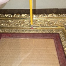 Antique Ornate Gold Gilt Wood & Wall Picture Frame 15.5 x 13.5 picture