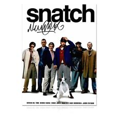Vinnie Jones Signed Snatch Film Poster picture