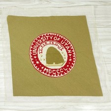 Vtg University of Utah Rug 21