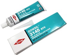 Dow 3145 RTV Mil-A-46146 Adhesive/Sealant, Clear, 90ml [3 Oz]​ Tube Silicone by picture