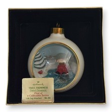 Vintage 1978 Hallmark Tree-Trimmer Collection, Skater Christmas Ornament NEW picture