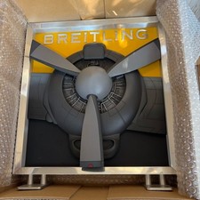 Breitling Logo Display Sign Plate Collectible Rare Advertising Interior Decor JP picture
