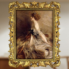 Gold 11X14 Picture Frame Vintage Picture Frames Ornate Baroque | Real Glass picture