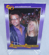 2003 Celebrity Review Rookie Review Brad Pitt Jennifer Aniston Actors Card #14 picture