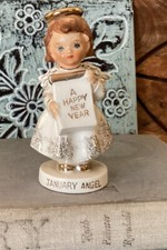 Vintage Basilica January Angel A Happy Near Year Mid Mod 1960’s Figurine Rare picture