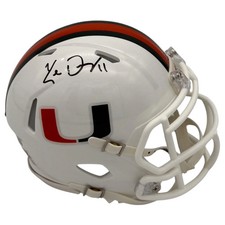Ken Dorsey Autographed Miami Hurricanes (Speed) Mini Helmet - JSA picture