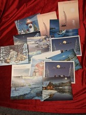 Lot of 16 Vintage Christmas Greeting Cards Salesman Samples picture