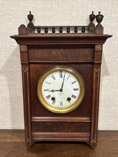 Rare Antique Seth Thomas Gallery Top Mahogany Bracket Clock - Signed R. Kaiser picture