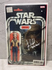 Star Wars #23 2022 Yak Face Kenner Variant Comic signed by Sean Crawford picture