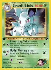 Pokemon Gym Challenge Giovanni's Nidorina #044/132 1st Edition picture