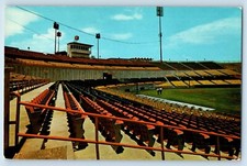 1960 Forth Worth Texas Postcard Turnpike Baseball Stadium Home Dallas Spurs Seat picture