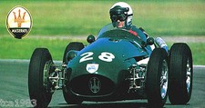 1954/1955/1956/1957 MASERATI 250-F / 250F SPEC SHEET / Brochure picture