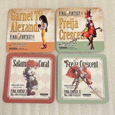 Square Enix Cafe Coaster Garnet Dagger Flyers Salamander FF9 Collectible picture