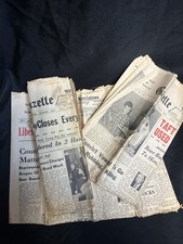 Lot Of 3 Vintage Newspapers From 1971 picture