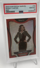 2023 KAKAWOW MARVEL Card PEGGY CARTER #10 RED RARE/75 Capt AMERICA PSA GEM MT 10 picture