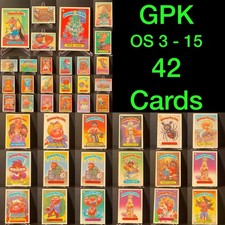Garbage Pail Kids 1985 GPK OS3 - OS15 42 Cards Lot Original Series MP - HP picture