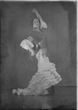 Photo:La Argentina Dancer 1928 Spanish Dance Performance Costume picture