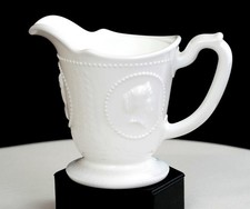 Atterbury & Co. Milk Glass EAPG Medallion AKA Ceres Antique 4 3/4
