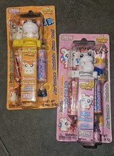 Hamtaro Ham-Ham & Bijou Klik Candy Dispensers NEW NOS 2003 Au'some Candies  picture